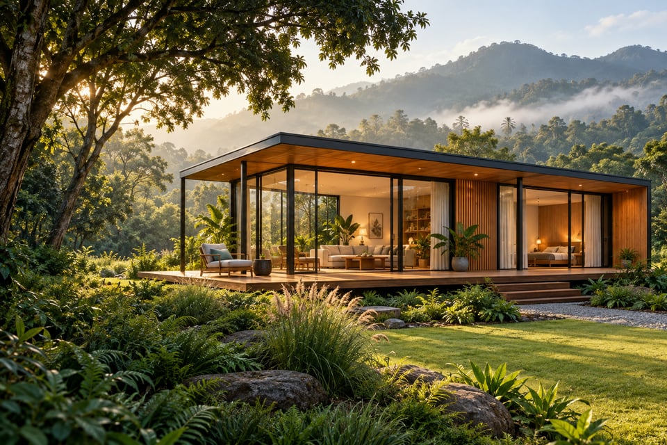 Illustrative prefab homes
